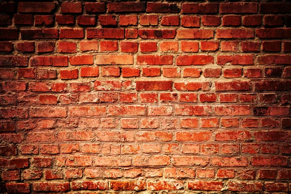 Old grunge brick wall background — Stock Photo, Image