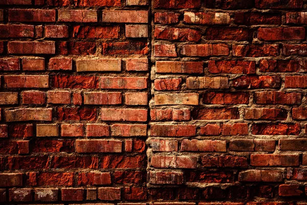 Old grunge brick wall background — Stock Photo, Image