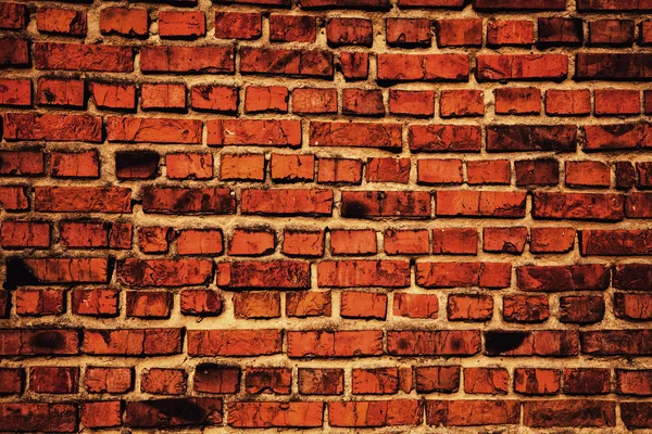 Old grunge brick wall background — Stock Photo, Image