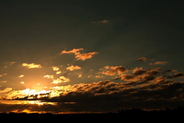 Lucht achtergrond op zonsopgang — Stockfoto