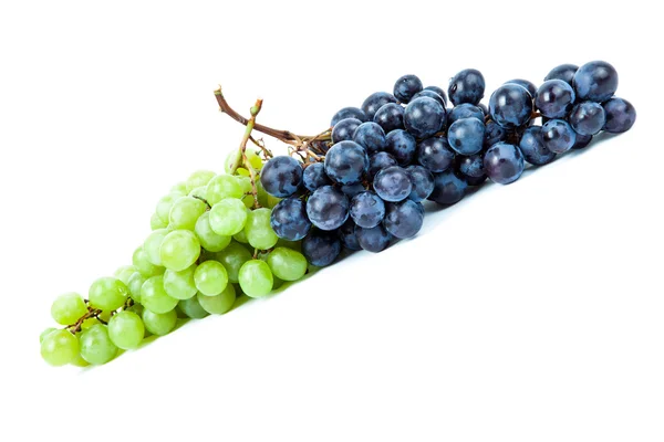 Fresh rose and green grapes — Stock Photo, Image