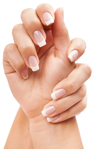 Zorg voor sensualiteit vrouw nagels — Stockfoto