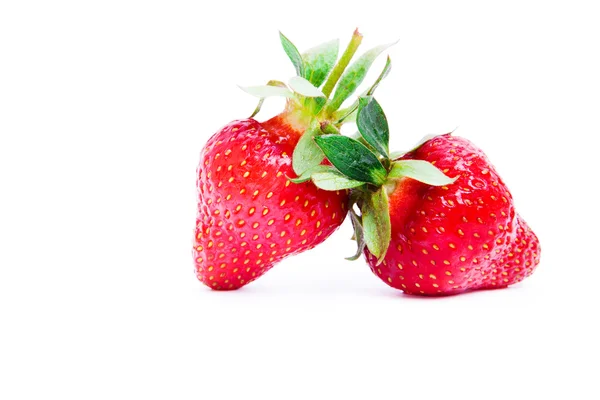 Two red Strawberries — Stock Photo, Image