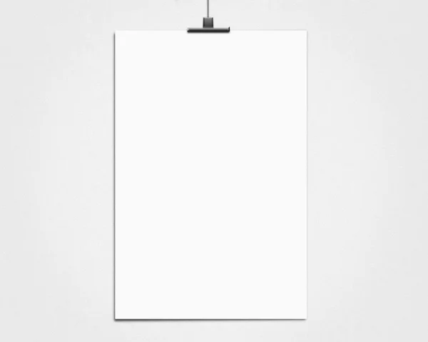 Cartaz em branco — Fotografia de Stock