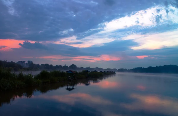 Bosque y el río — Foto de Stock