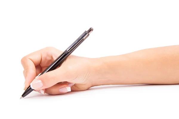 Pen in hand — Stock Photo, Image