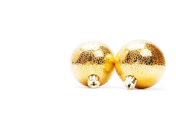 Two Christmas balls — Stock Photo, Image