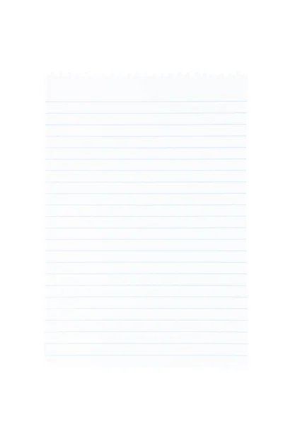 Notebook paper — Stock Photo, Image