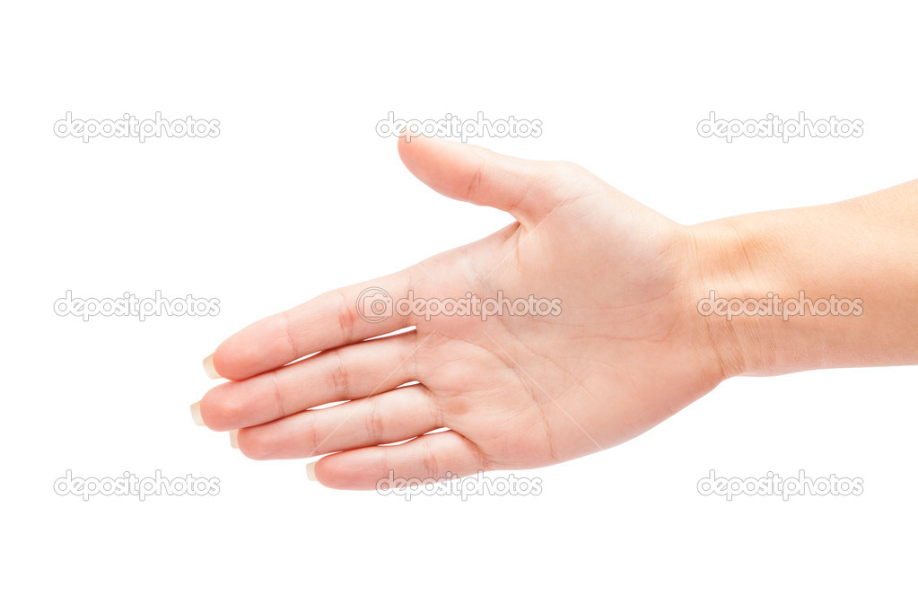 Shake hand gesture