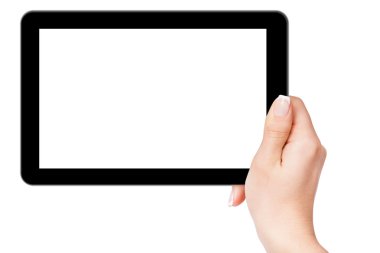 bir tablet bilgisayar