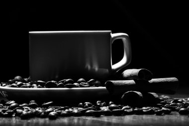 kahve çekirdekleri ile