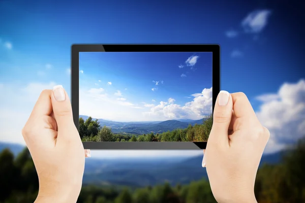 Tablet computer — Stock Photo, Image