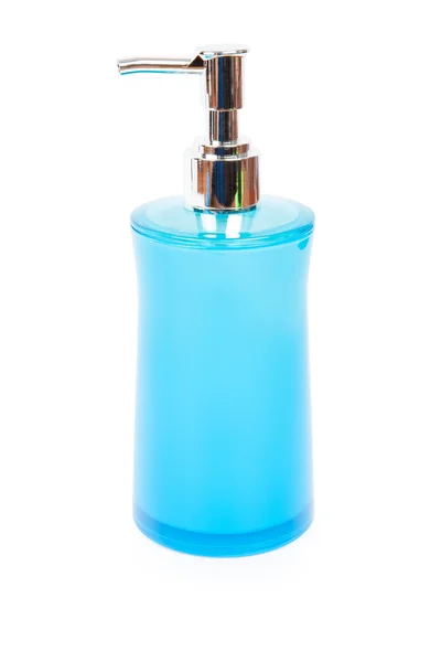 Blue bath bottle — Stock Photo, Image