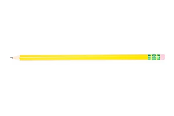 Un lápiz amarillo — Foto de Stock