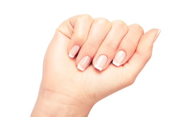 Vrouw nagels — Stockfoto