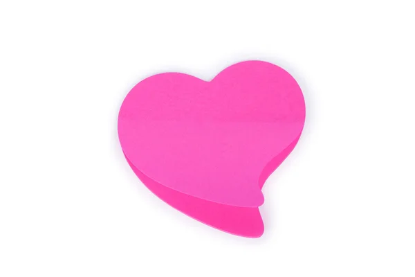 Символ розового сердца — стоковое фото