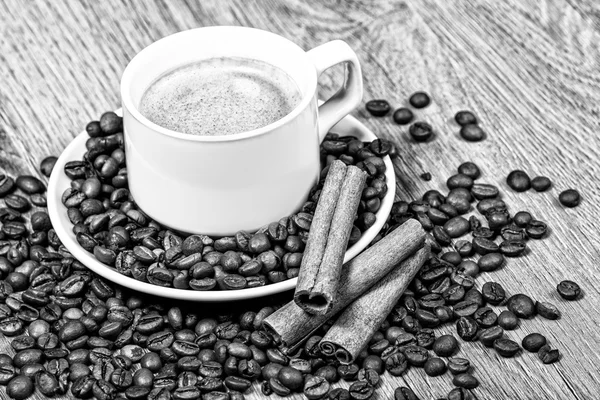 Caffè con fagioli — Foto Stock