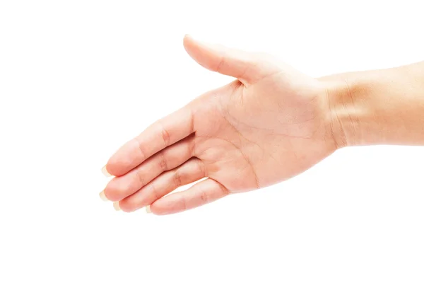 Shake hand gesture — Stock Photo, Image
