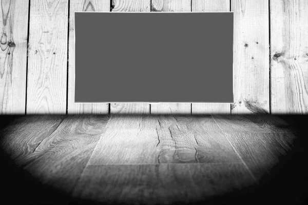 Schermo TV LCD nero — Foto Stock