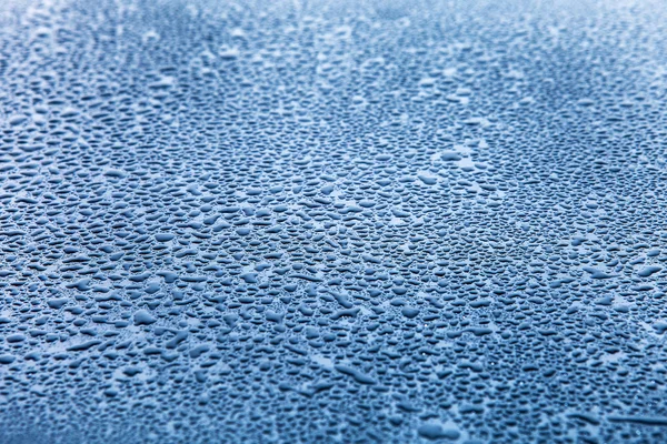 Gocce d'acqua su vetro — Foto Stock