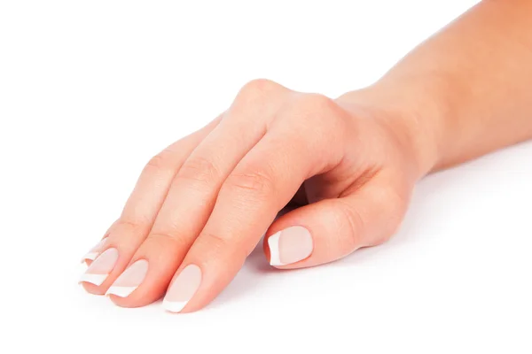 Zorg voor vrouw nagels — Stockfoto