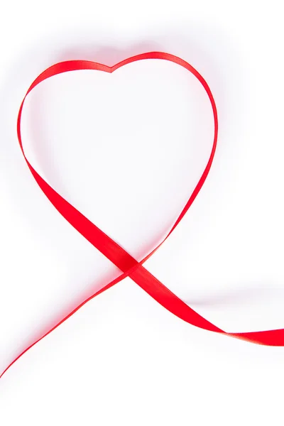Лента Красного сердца — стоковое фото