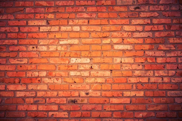 Tegel vägg bakgrund — Stockfoto