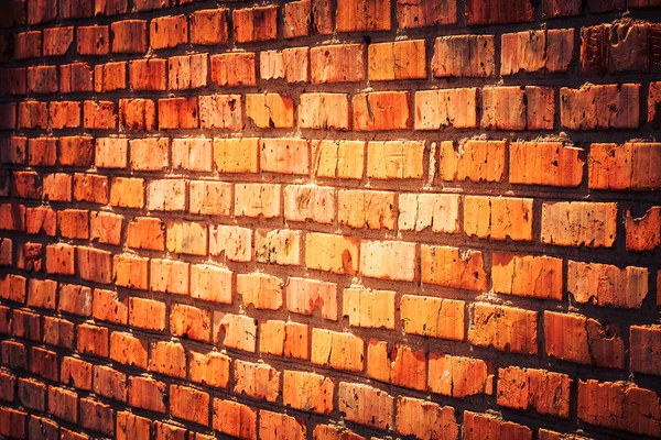 Grunge tuğla duvar arkaplanı — Stok fotoğraf