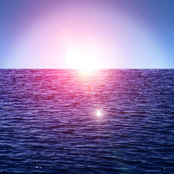 Sea sunset — Stock Photo, Image