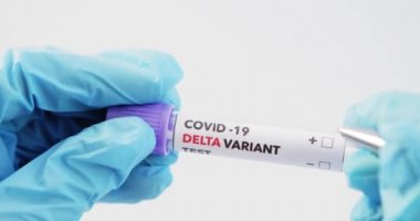 Covid-19 DELTA Varyantı etiketli kan testi.
