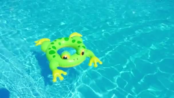 Childrens Swimming Circle Pool High Quality Fullhd Footage — ストック動画