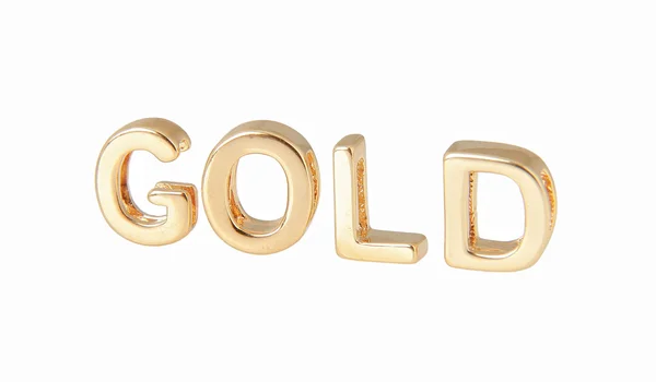 Gold letters — Stock Photo, Image