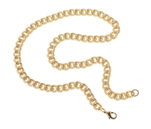 Chain on white background — Stock Photo, Image