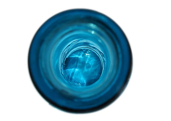 The bottom of an empty beer bottle — Stock Photo, Image