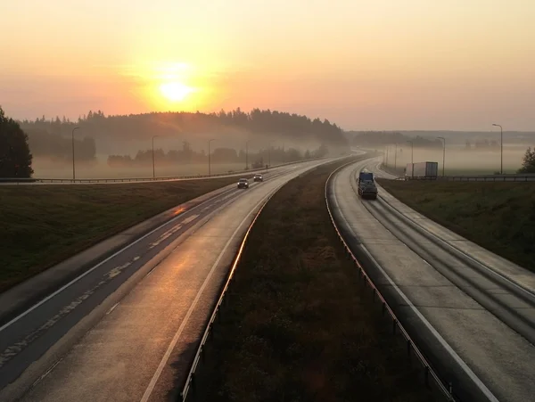 Autobahn — Stockfoto