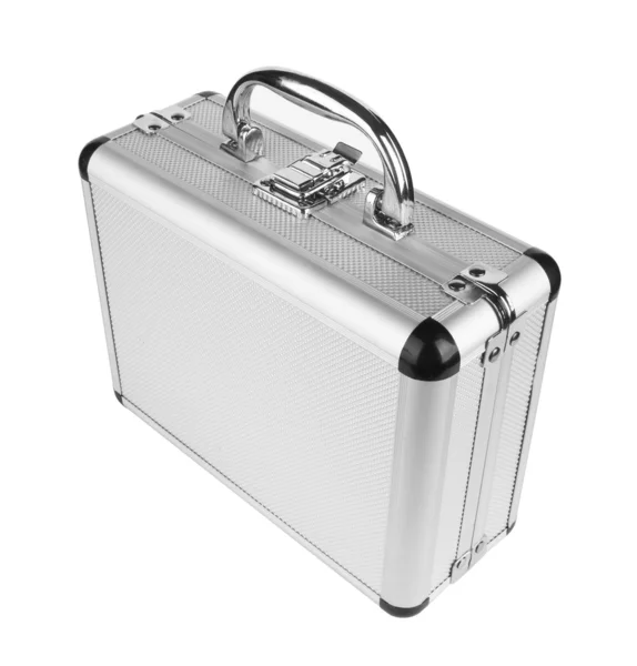 Aluminum suitcase — Stock Photo, Image