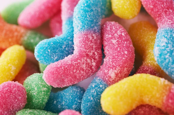 Bunte Gummibonbons — Stockfoto