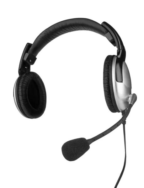 Headphones with a microphone — Stock Photo, Image