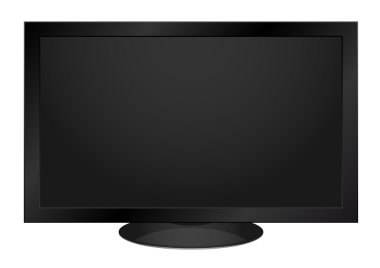 siyah lcd TV