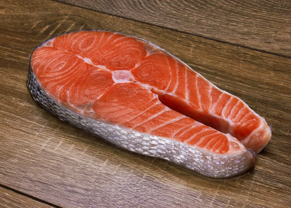 Morceau de saumon — Photo