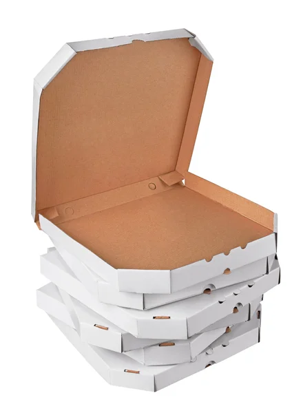 Pizza boxes — Stock Photo, Image