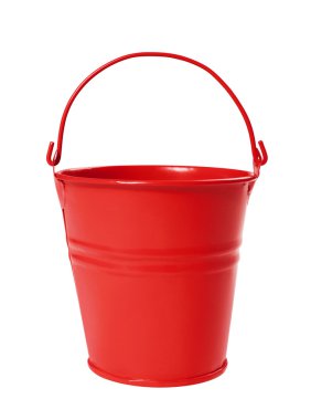 Red Bucket clipart