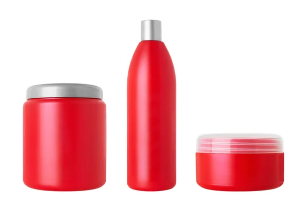 Set of cosmetical bottles — Stock Photo, Image