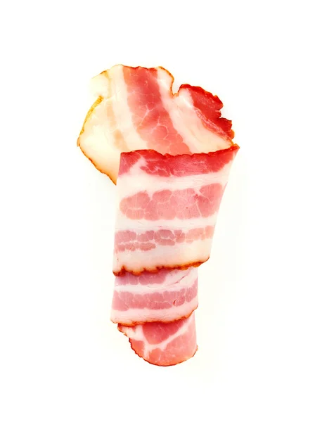 신선한 슬라이스 돼지고기 베이컨 — 스톡 사진