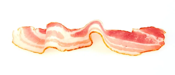 Frisk skiveskåret svinekød bacon - Stock-foto