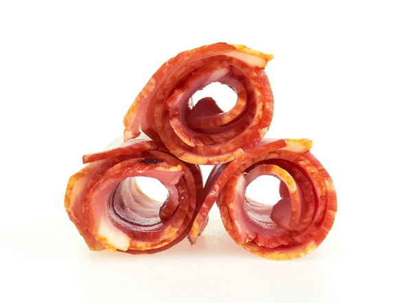 Bacon de porc frais tranché — Photo