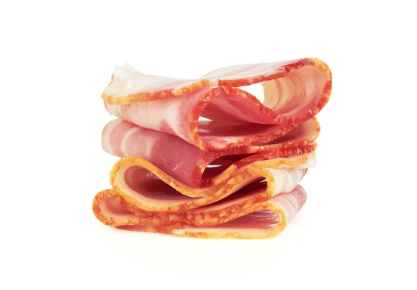 Świeże pokrojone mięso wieprzowe boczek — Zdjęcie stockowe