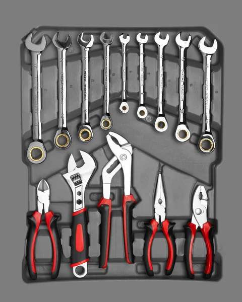 Kit voor verschillende tools — Stockfoto