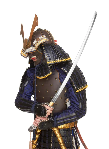 Samurai con armadura — Foto de Stock