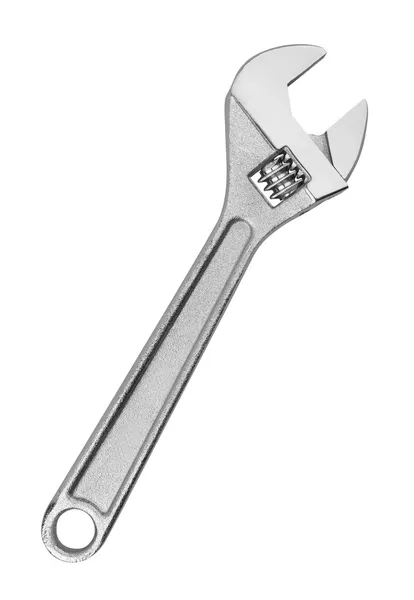 Wrench on white — Stock Photo, Image